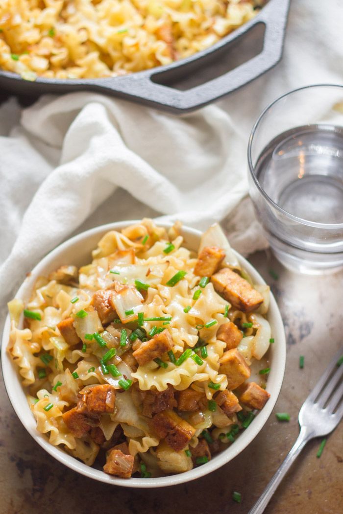 Vegan Haluski Cabbage Noodles With Smoky Tofu Vegan Haluski Cabbage Noodles With Smoky Tofu