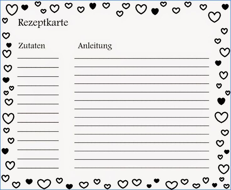 Rezeptkarten zum Dowload! Zum Sonntag gibts ein Geschenk. Falls ihr mal ein Kochbuch ...