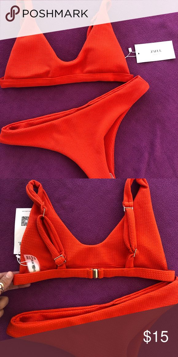 *NEW* Orange comfortable Zaful Bikini New with tags in original packaging So cut...