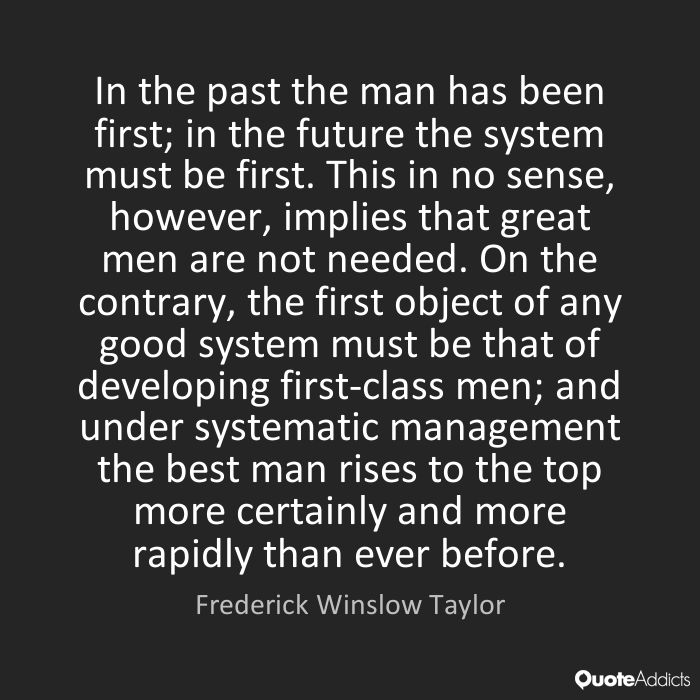 theories of frederick taylor and adam One of the main goals of organizational behavior is to revitalize organizational theory and develop a better conceptualization of organizational life frederick taylor, was a 19th-century engineer who applied an approach known as the scientific management. theories of frederick taylor and adam One of the main goals of organizational behavior is to revitalize organizational theory and develop a better conceptualization of organizational life frederick taylor, was a 19th-century engineer who applied an approach known as the scientific management.