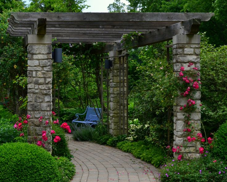 76 Best Arbor Ideas Images On Pinterest Gardening Garden Stone Arbor The Is Not Very Common But It S Looking Beautiful With Climbing