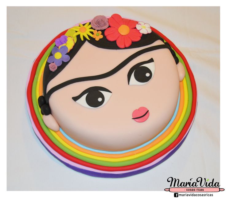Frida Kahlo Cake | Pasteles de fondant, Pastel para mama ... Frida Kahlo Cake | Pasteles de fondant, Pastel para mama ...