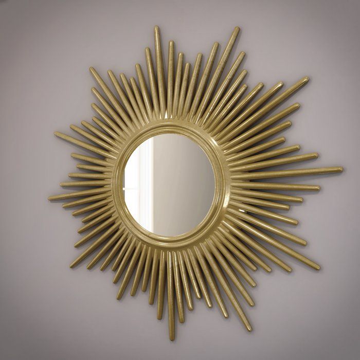 Josephson Modern Sunburst Accent Mirror Mirror Wall Accent Mirrors Oversized Wall Mirrors