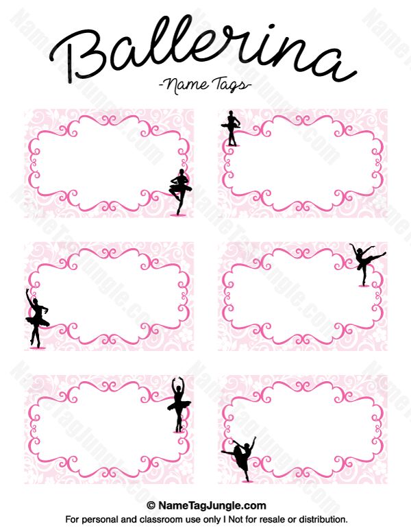 place tags template