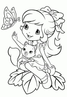 Kız boyama sayfası, girls coloring pages, chicas para colorear, девушки...
