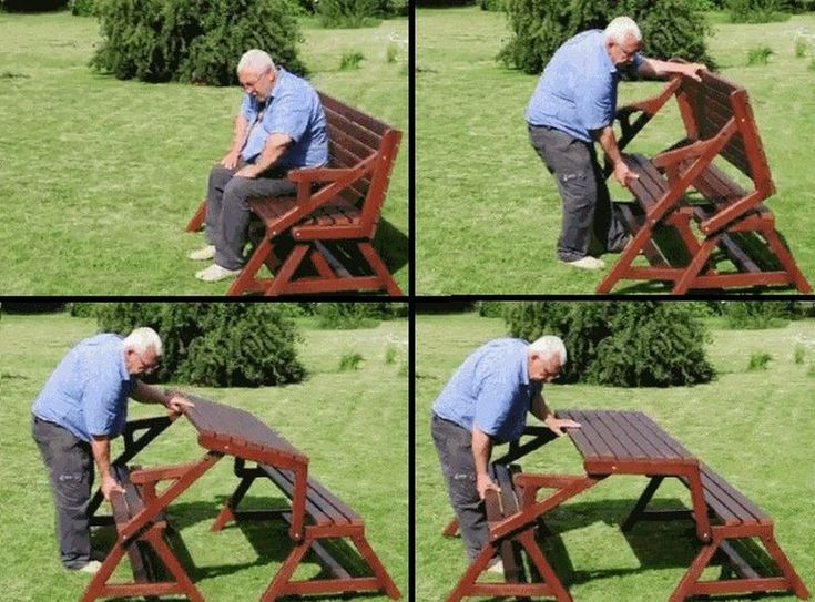 Best 20+ Folding Picnic Table Plans Ideas On Pinterest—no Signup Creative Ideas - DIY Folding Bench and Picnic Table Combo - Best 20+ Folding Picnic Table Plans Ideas On Pinterest—no Signup