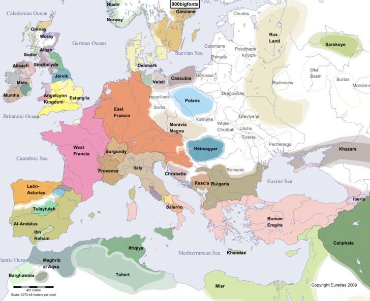 map of europe 900 ad httpwwweuratlasnethistory