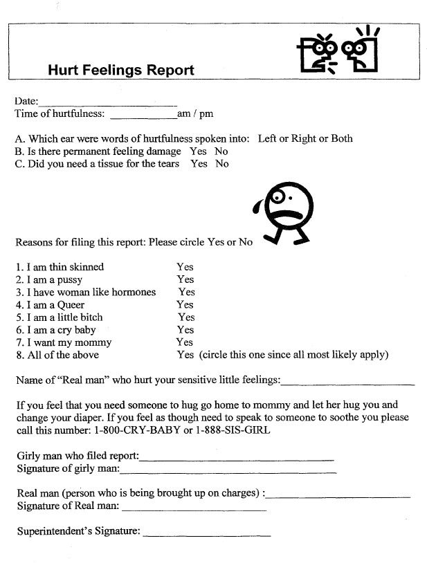 human resources complaint form