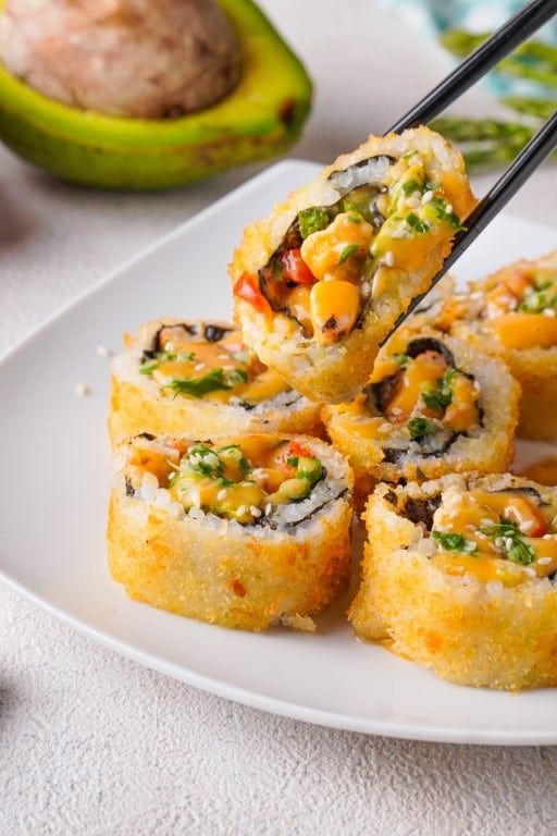 Deep Fried Sushi Roll Recipe Deep Fried Sushi Roll Recipe