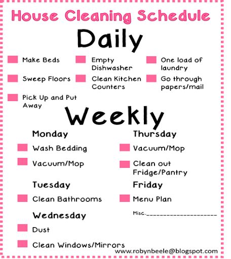 living simple daily cleaning