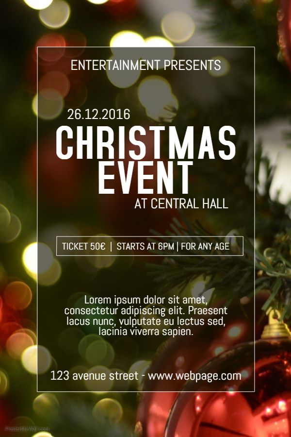 40 best christmas poster templates images on pinterest poster nativity event flyer