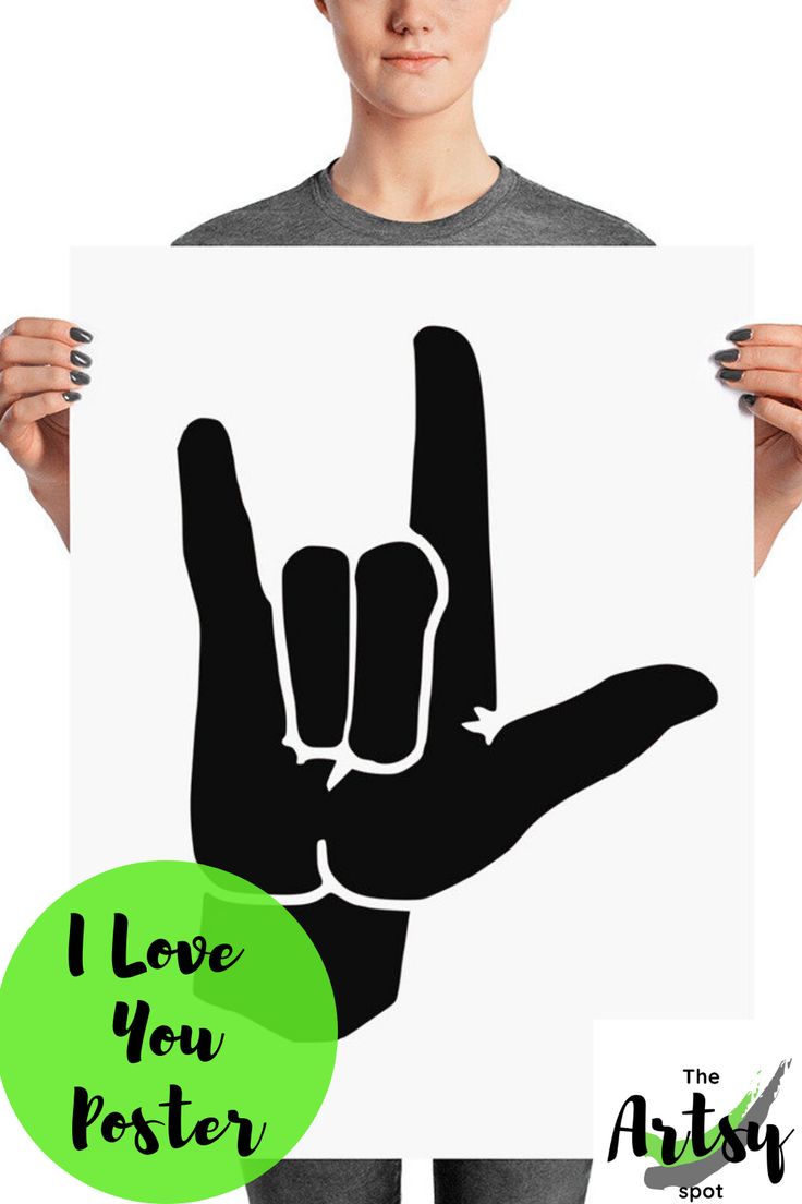 Sign Language I Love You poster School posters, Sign language, I love Sign Language I Love You poster School posters, Sign language, I love