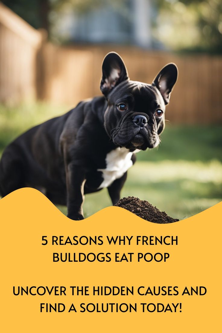 French bulldog eats poop deals