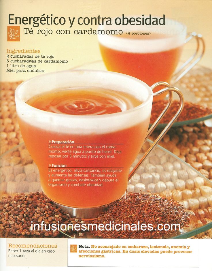 Recetas de hierbas para bajar de peso
