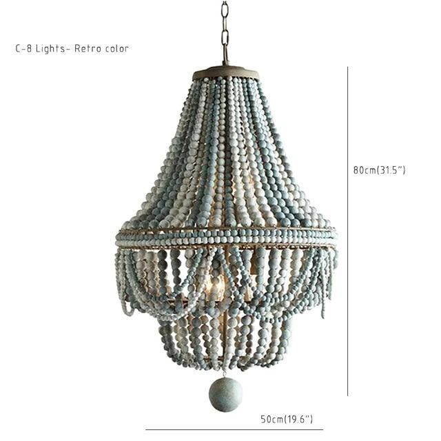 Pin On Re Pin On Re, Turquoise Wood Bead Chandeliers Uk