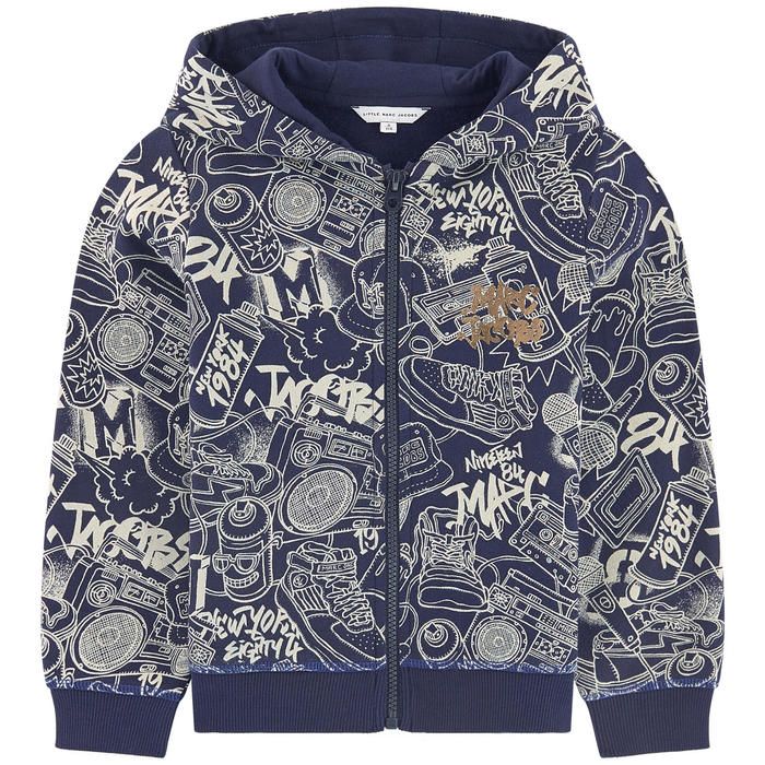 Sweat Zippe A Capuche Imprime Sweat Zippe A Capuche Imprime