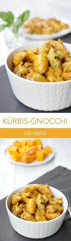leckere Kürbis-Gnocchi mit Salbei - ein tolles Herbstrezept für Kinder - Gaume...