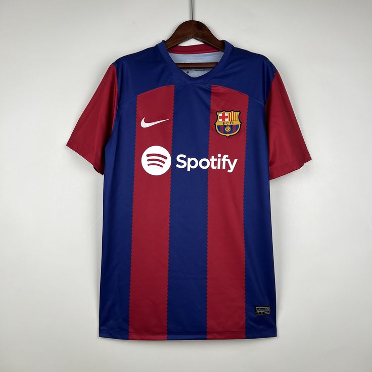 Barca 23-24 Home Jersey | Soccer jersey, Soccer shirts, Barcelona shirt