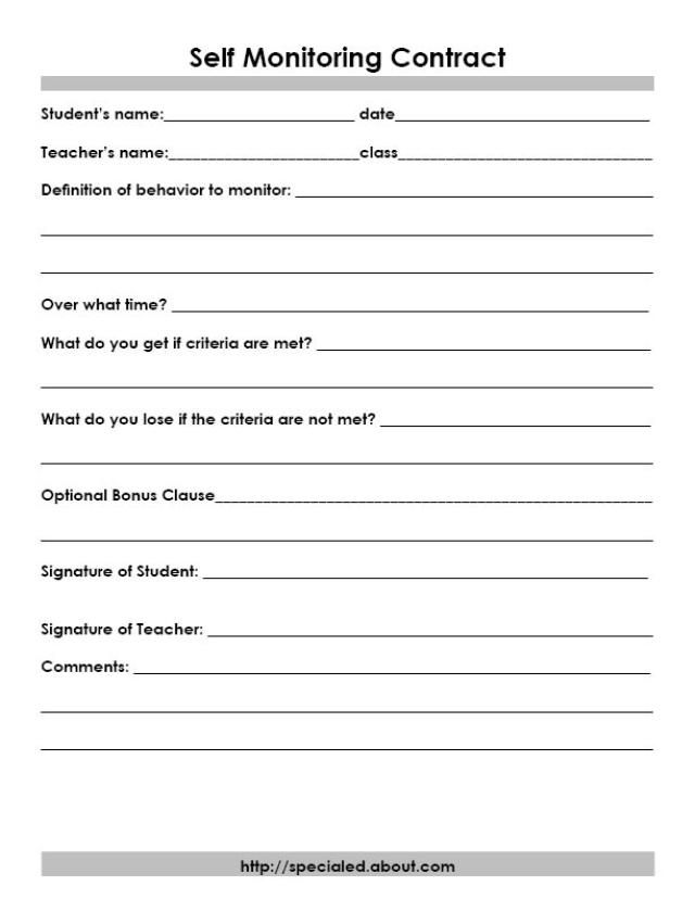 16 best Behavior Charts and Checklists images on Pinterest - sample behavior contract 16 best Behavior Charts and Checklists images on Pinterest - sample behavior contract