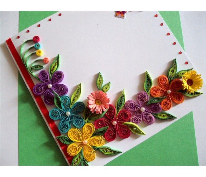 87 best quilling borders images on pinterest paper simple border designs for greeting cards