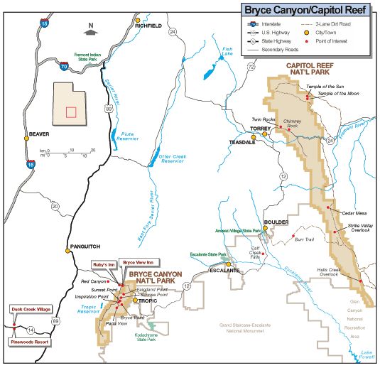 bryce canyon camping map bryce canyon camping map