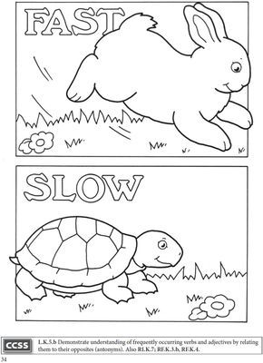 BOOST Fun with Opposites Coloring Book Dover Publications Opposites