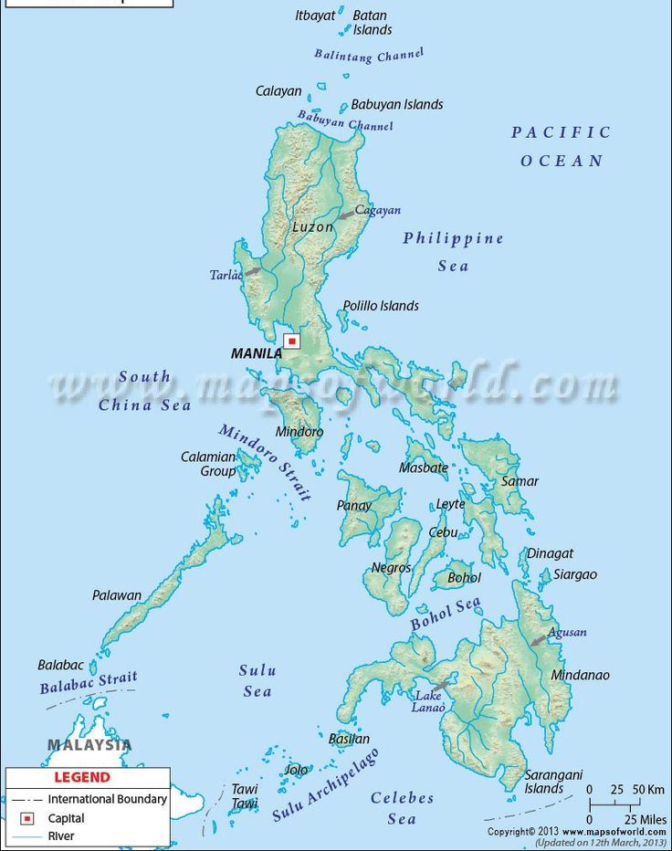 philippines river map