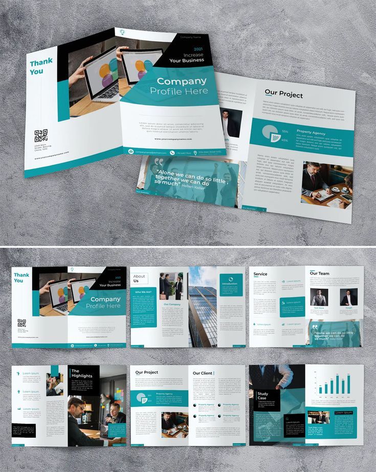 Professional Company Profile Template INDD | Company profile ...