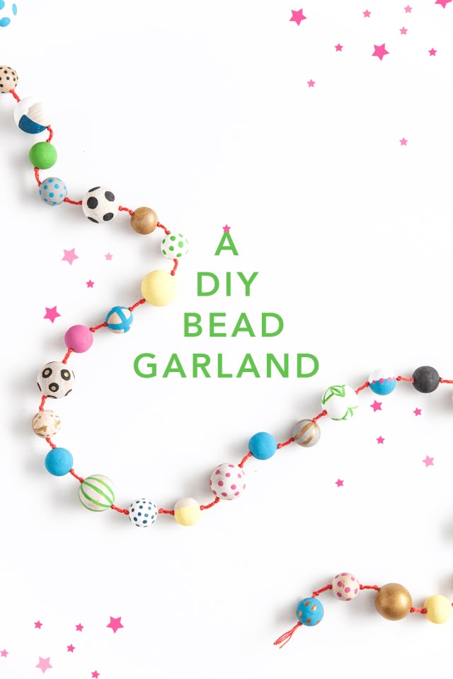 diy wood bead garland beaded garland garlands and diy wood diy wood bead garland beaded garland garlands and diy wood