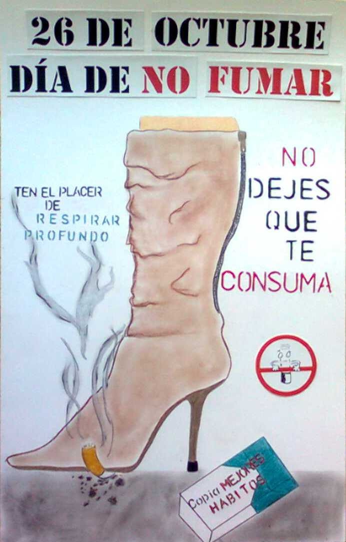 Afiche para el Día de No Fumar #dejedefumar | Dia de no