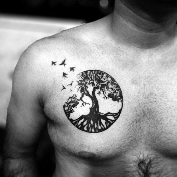Tree Of Life Tattoos For Men Ideas And Inspiration For Guys Tattoos For Guys Tree Sleeve Tattoo Celtic Tree Tattoos