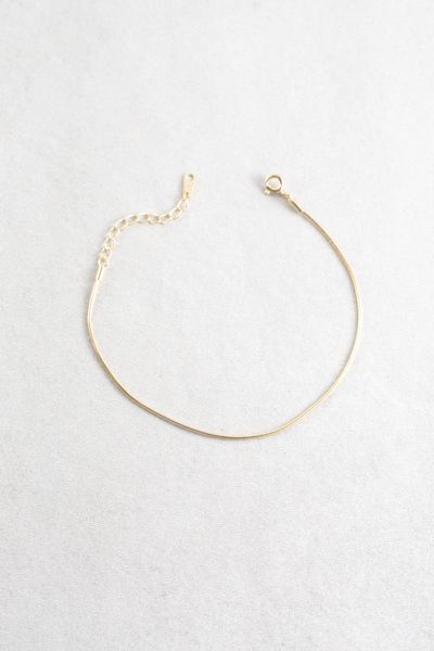 Allure The Mes Chain Bracelet 14k 18 Thin Gold Allure The Mes Chain Bracelet 14k 18 Thin Gold In