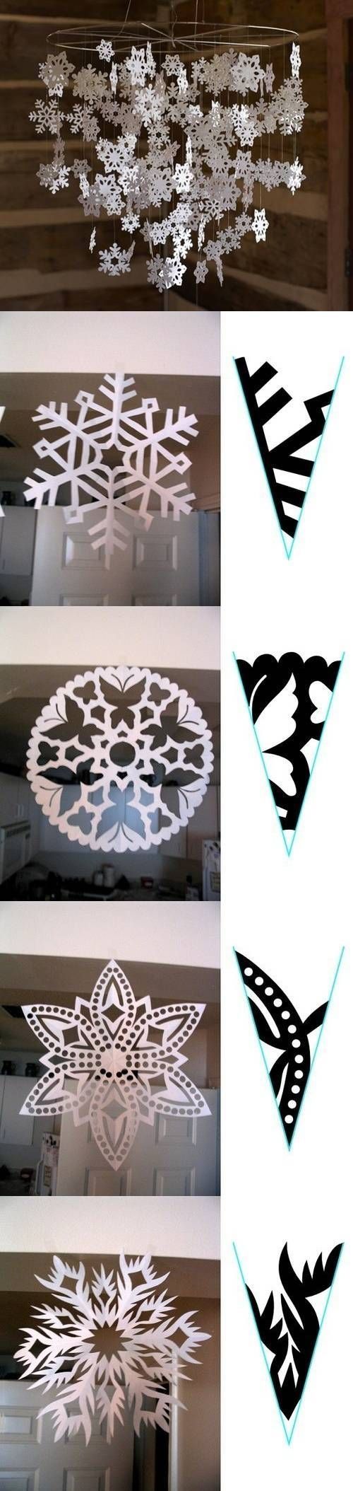 Loving... DIY Snowflake Paper Pattern DIY Snowflake Paper Pattern by maria beatriz
