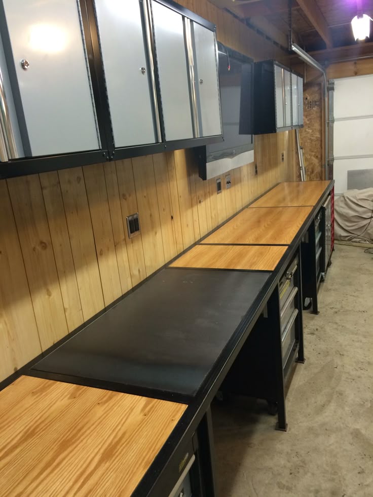 pin on diy garage workbench