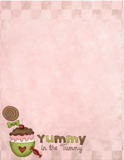 recipe background template