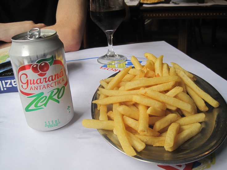 French Fry King Of Rio De Janeiro Afternoon snack of french fries and Guarana - Rio de Janeiro | Food