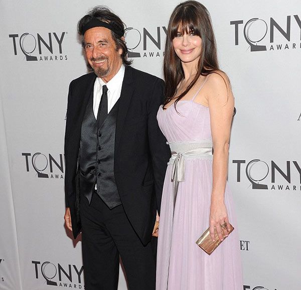 Al Pacino and wife | Tony awards, Hazel hair color, Awards ceremony