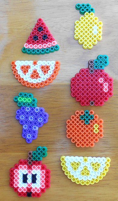 Set Of 40 Different Fruits Sizes Of Fruit Vary Kitchen Impressive Mini Perler Bead Patterns Set Of 40 Different Fruits Sizes Of Fruit Vary Kitchen Impressive Mini Perler Bead Patterns