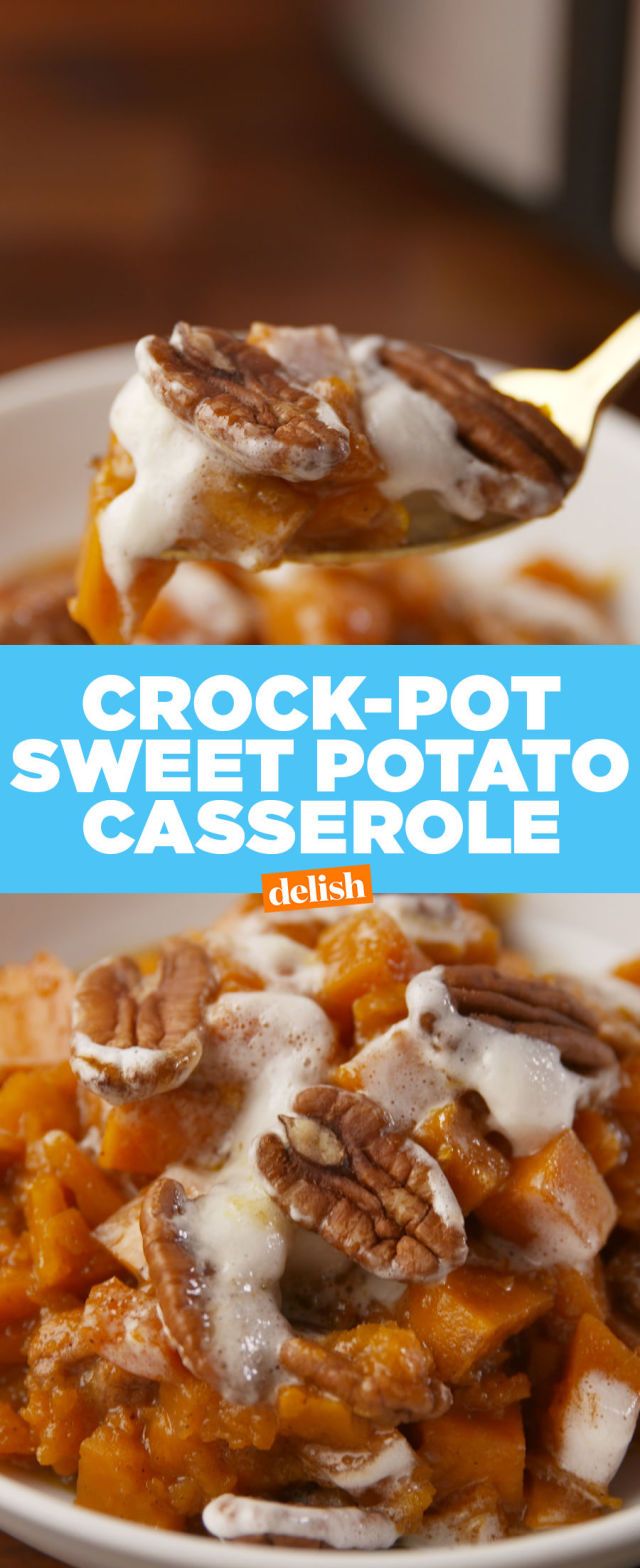 We're Thankful For This Crock-Pot Sweet Potato Casserole | Recipe ...