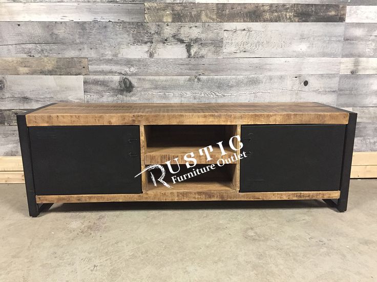 Watson Industrial Mango TV Stand Rustic StyleIndustrial Watson Industrial Mango TV Stand Rustic StyleIndustrial