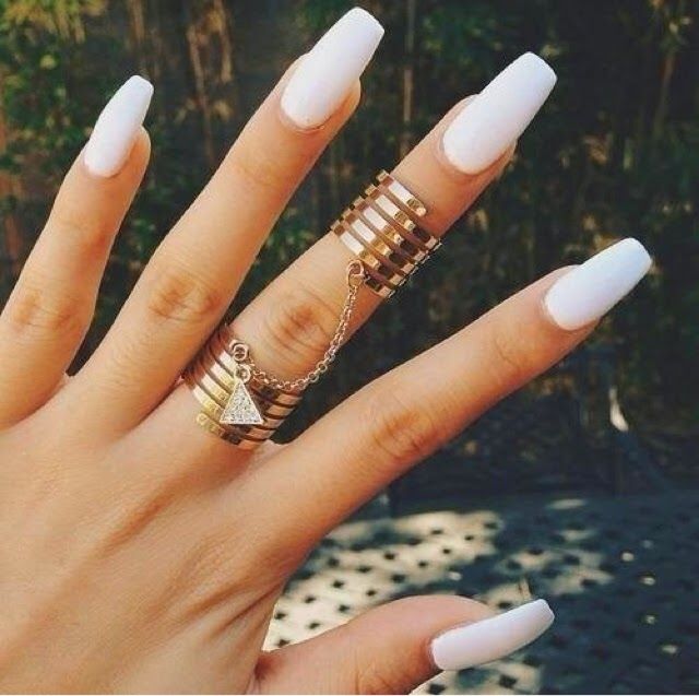 Best 25+ Square Oval Nails Ideas On Pinterest Manicure Types How to Chic: 10 SPRING NAIL INSPIRATION but in a different color - Best 25+ Square Oval Nails Ideas On Pinterest Manicure Types
