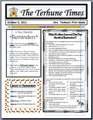 monthly newsletter templates