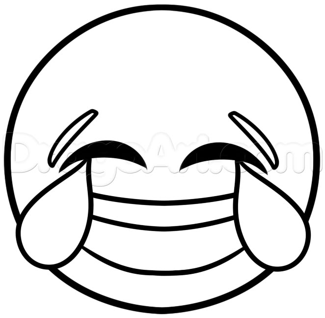 how to draw laughing emoji step 4 favorites pinterest emoji