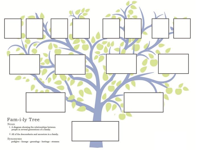 my family tree template