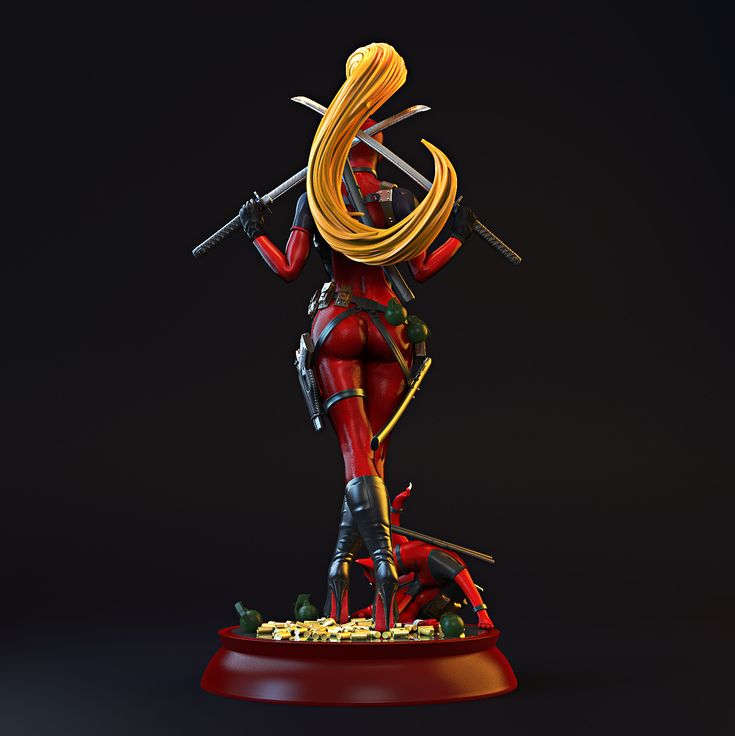 Lady DeadPool new Renders | Lady deadpool, Deadpool, Lady