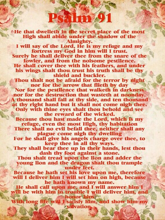 Psalm 91 Psalms Psalm 91 Psalm 91 Kjv
