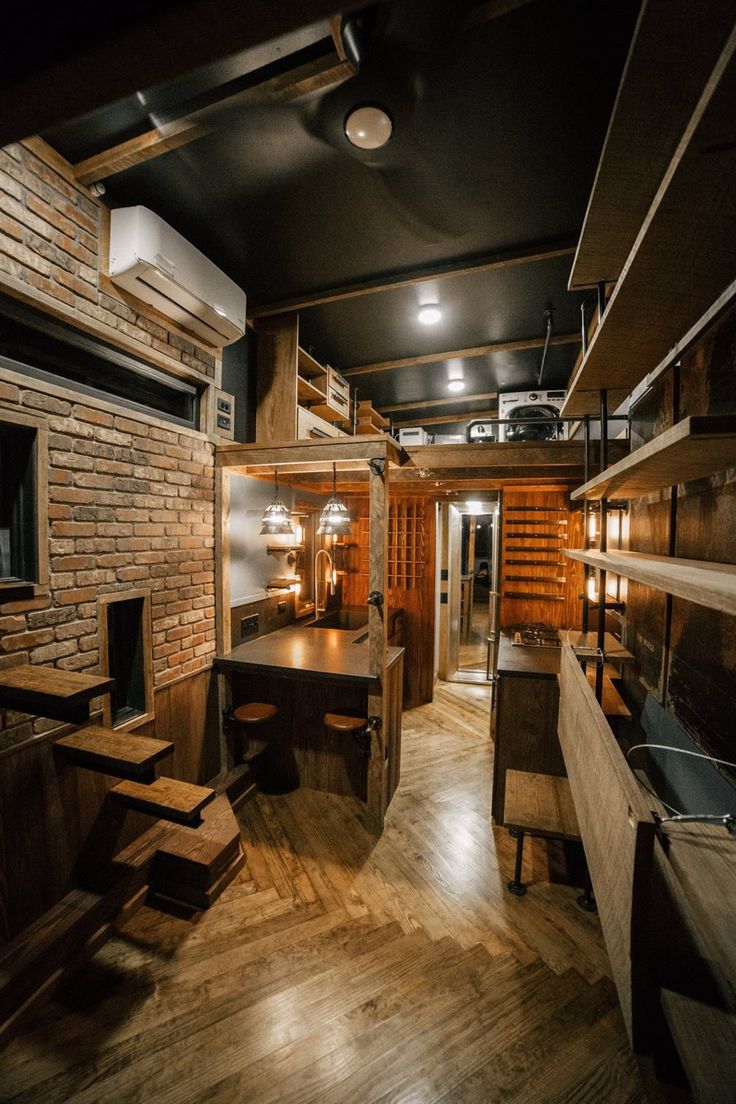 the rook an industrial chic tiny house deigned and built by wind river - Pictures Of Small Homes Interior the rook an industrial chic tiny house deigned and built by wind river - Pictures Of Small Homes Interior