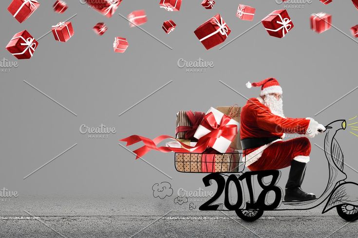 Christmas Delivery Rush Featuring Christmas New Year And Santa Claus Christmas Delivery Postcard Saint Pierre And Miquelon