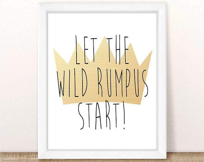 Where the Wild Things Are Birthday Party Nursery Baby Shower 8x10 He Smelled Good Things To Eat INSTANT DOWNLOAD PDF Printable
