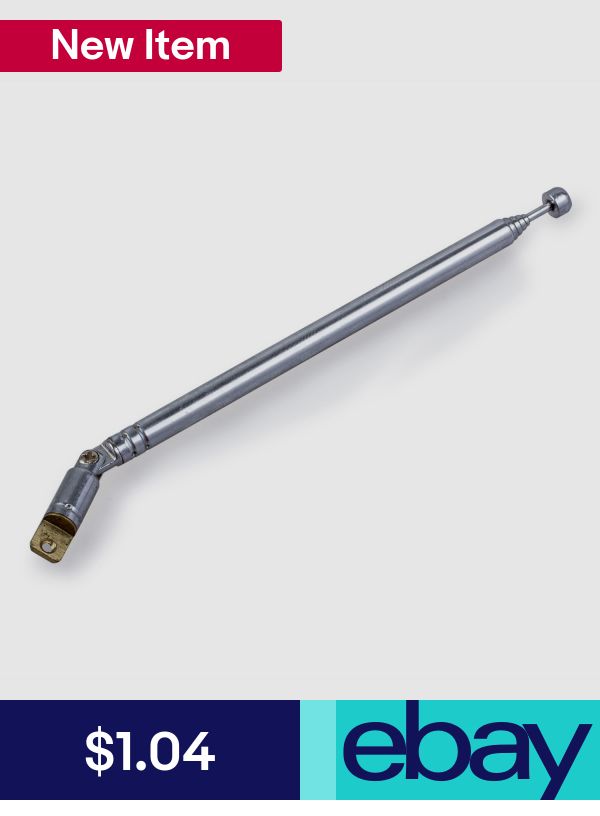 MQ Replacement 49cm 19.3/" 6 Sections Telescopic Antenna Aerial for Radio TV N3
